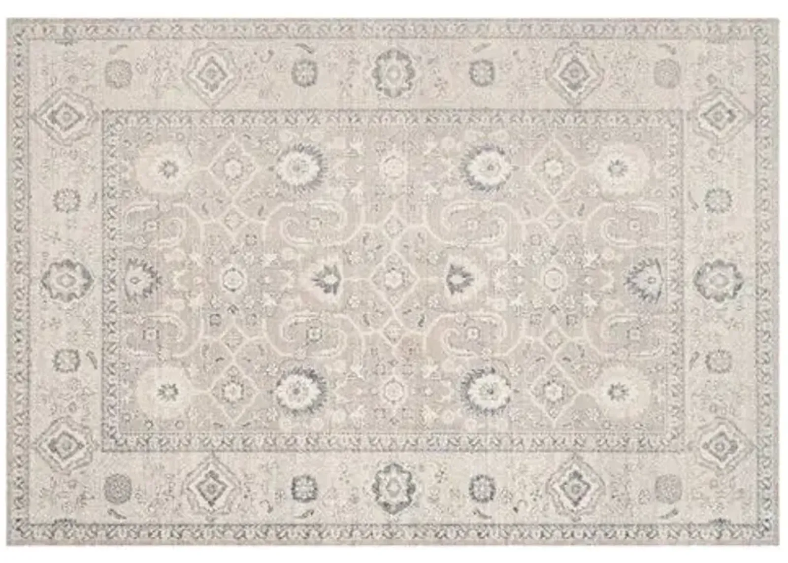 Grover Rug - Taupe/Ivory - Brown - Brown