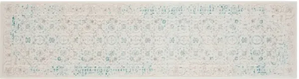 Nadette Rug - Turquoise/Ivory - Blue - Blue