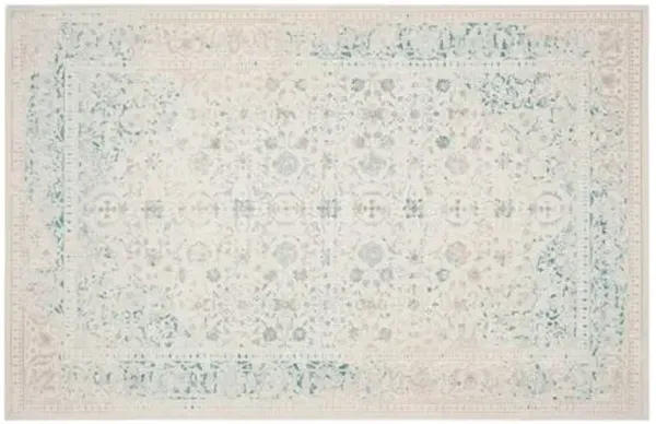 Nadette Rug - Turquoise/Ivory - Blue - Blue