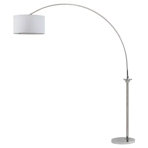 Corona Arc Floor Lamp - Nickel