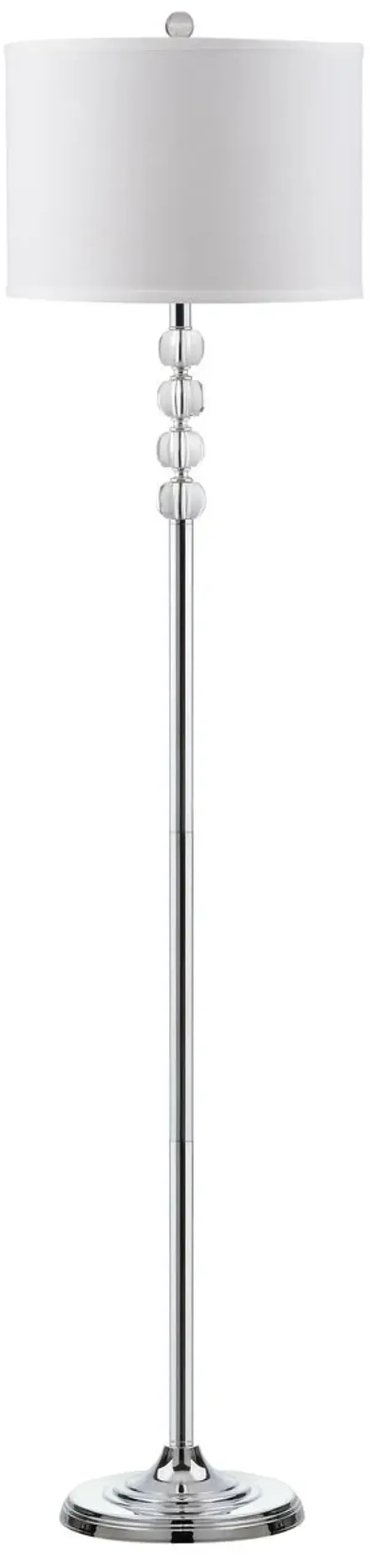 Vendome Floor Lamp - Crystal/Chrome