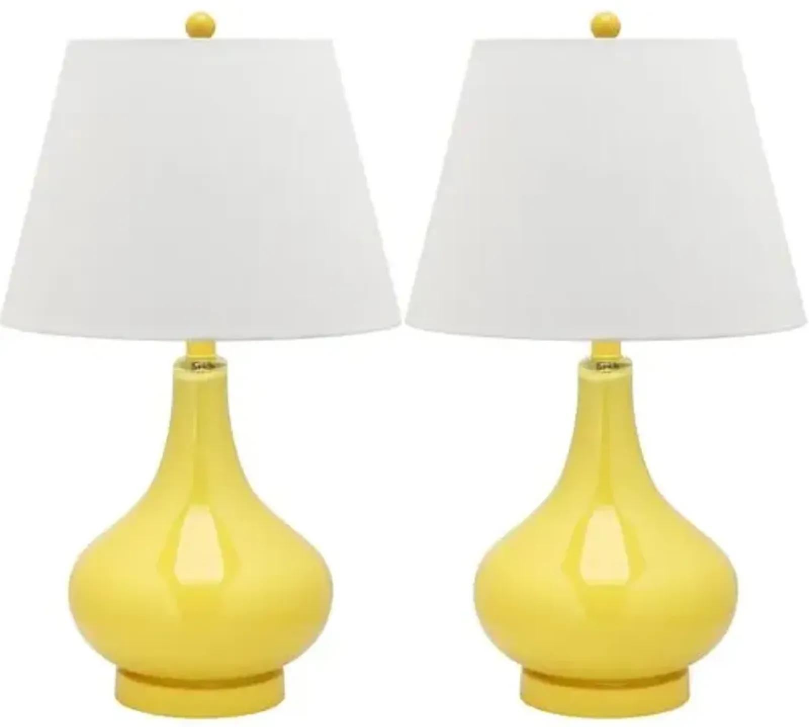 Set of 2 Samira Table Lamps - Yellow