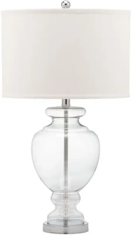 Set of 2 Landon Table Lamp Set - Clear