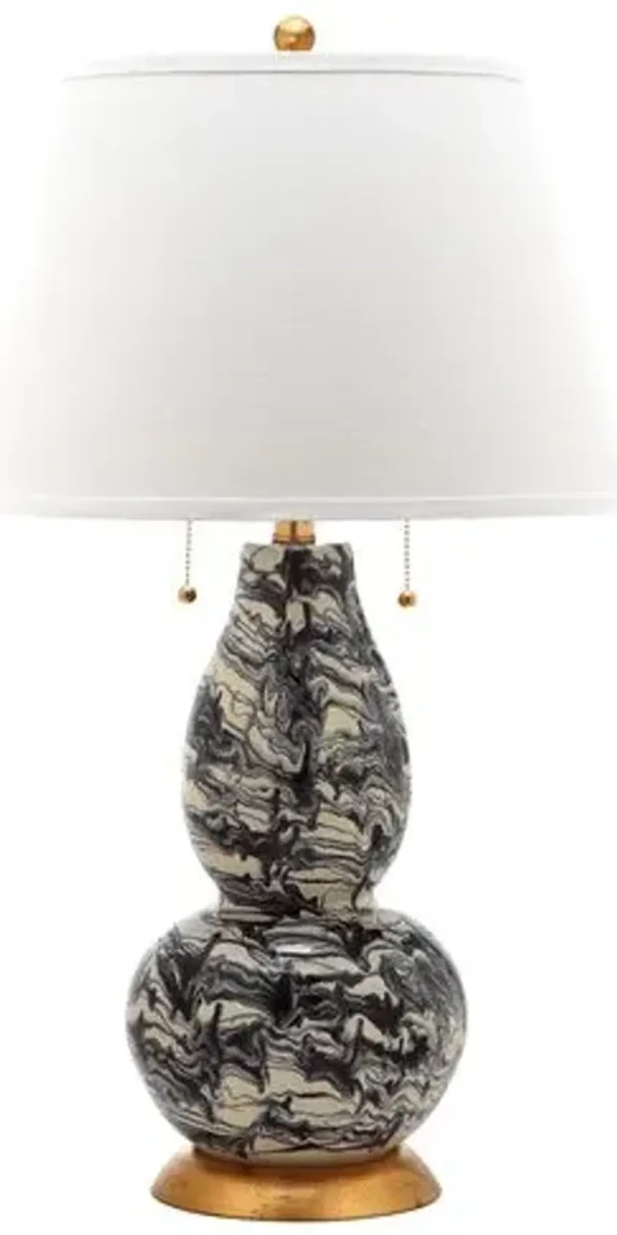 Set of 2 Libby Table Lamps - Black