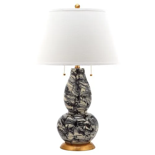 Set of 2 Libby Table Lamps - Black