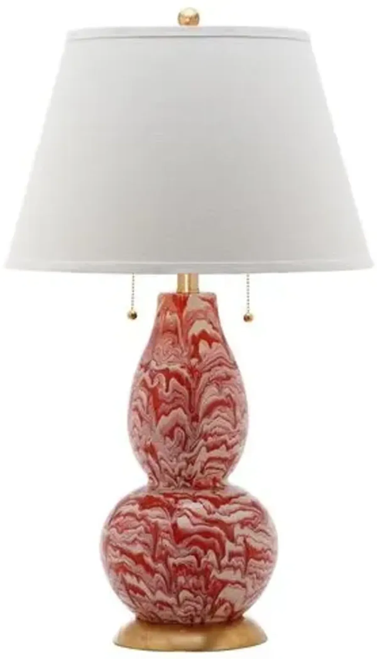 Set of 2 Libby Table Lamps - Orange