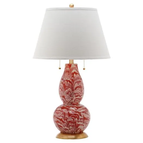 Set of 2 Libby Table Lamps - Orange