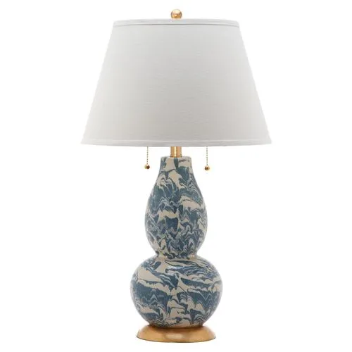 Set of 2 Libby Table Lamps - Blue