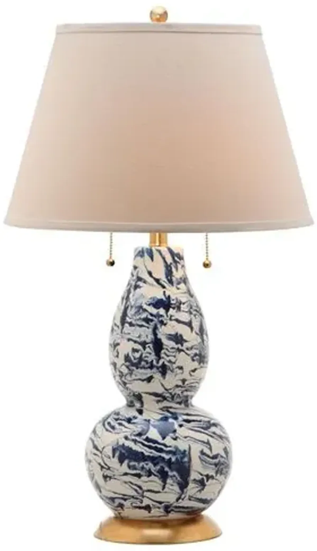 Set of 2 Libby Table Lamps - Navy