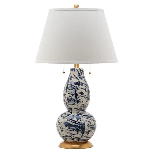 Set of 2 Libby Table Lamps - Navy