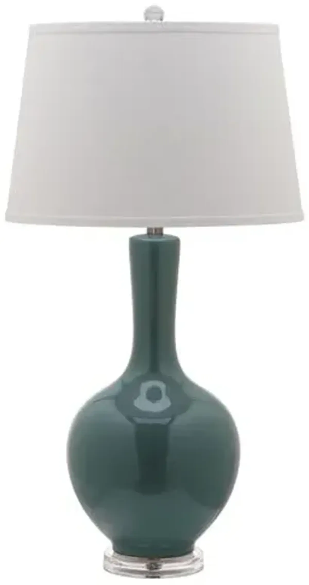 Set of 2 Blanche Table Lamps - Teal