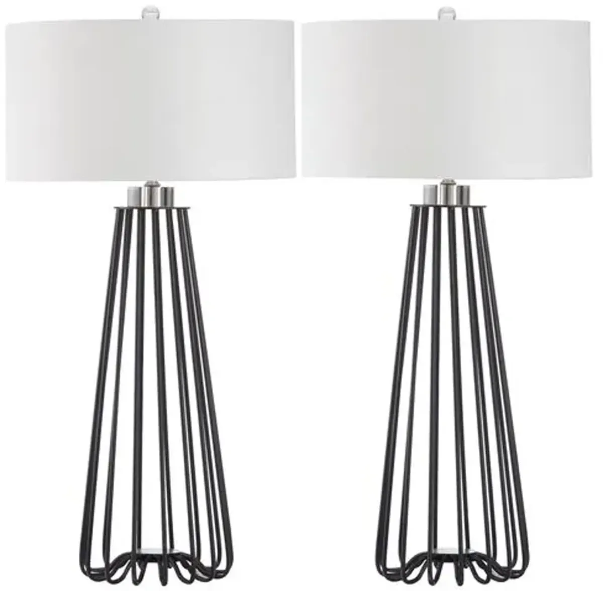 Set of 2 Estee Table Lamp - Black