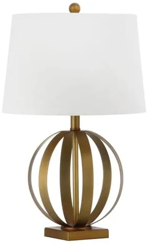 Set of 2 Euginia Sphere Table Lamp - Gold