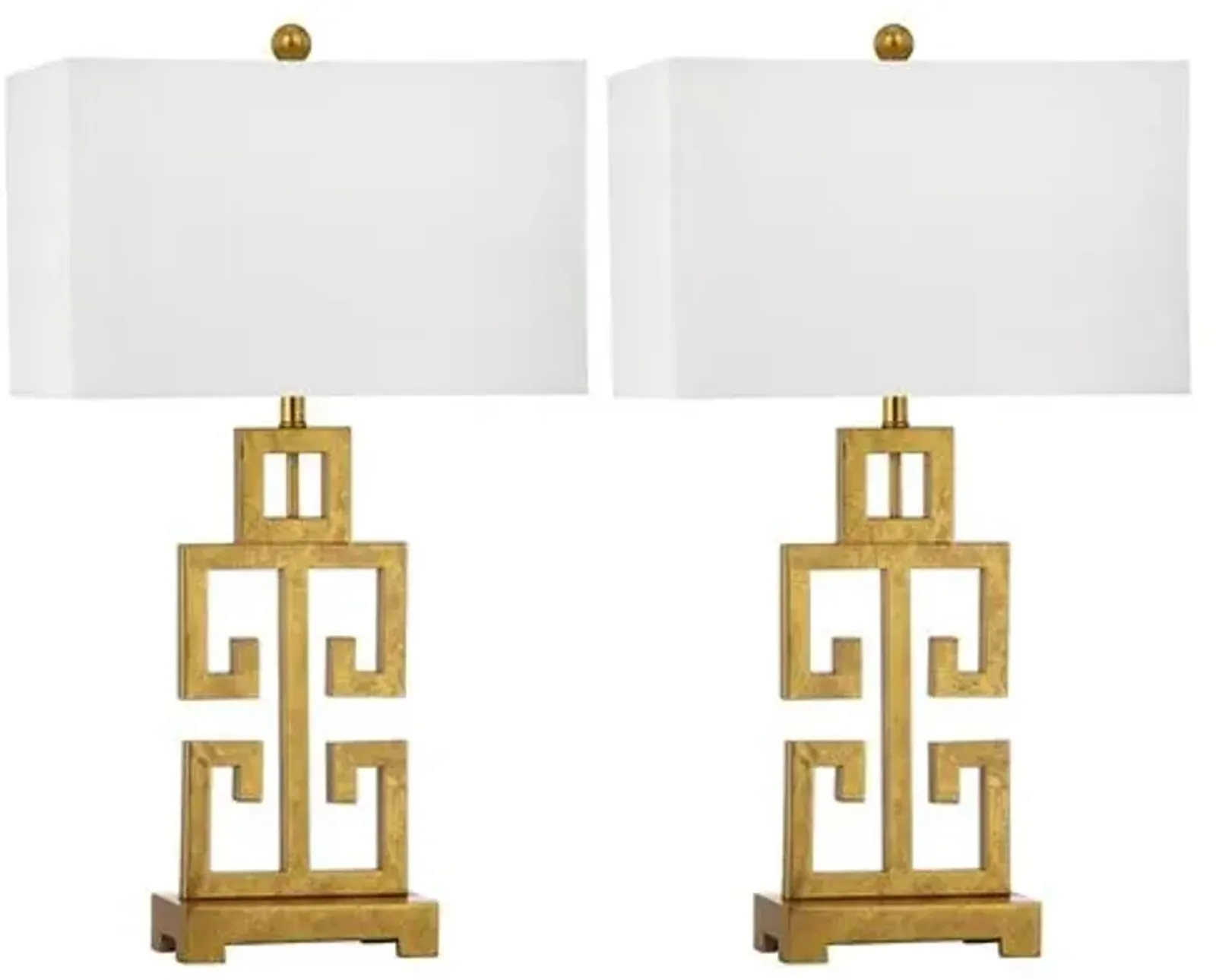 Zeus Table Lamp Set - Gold