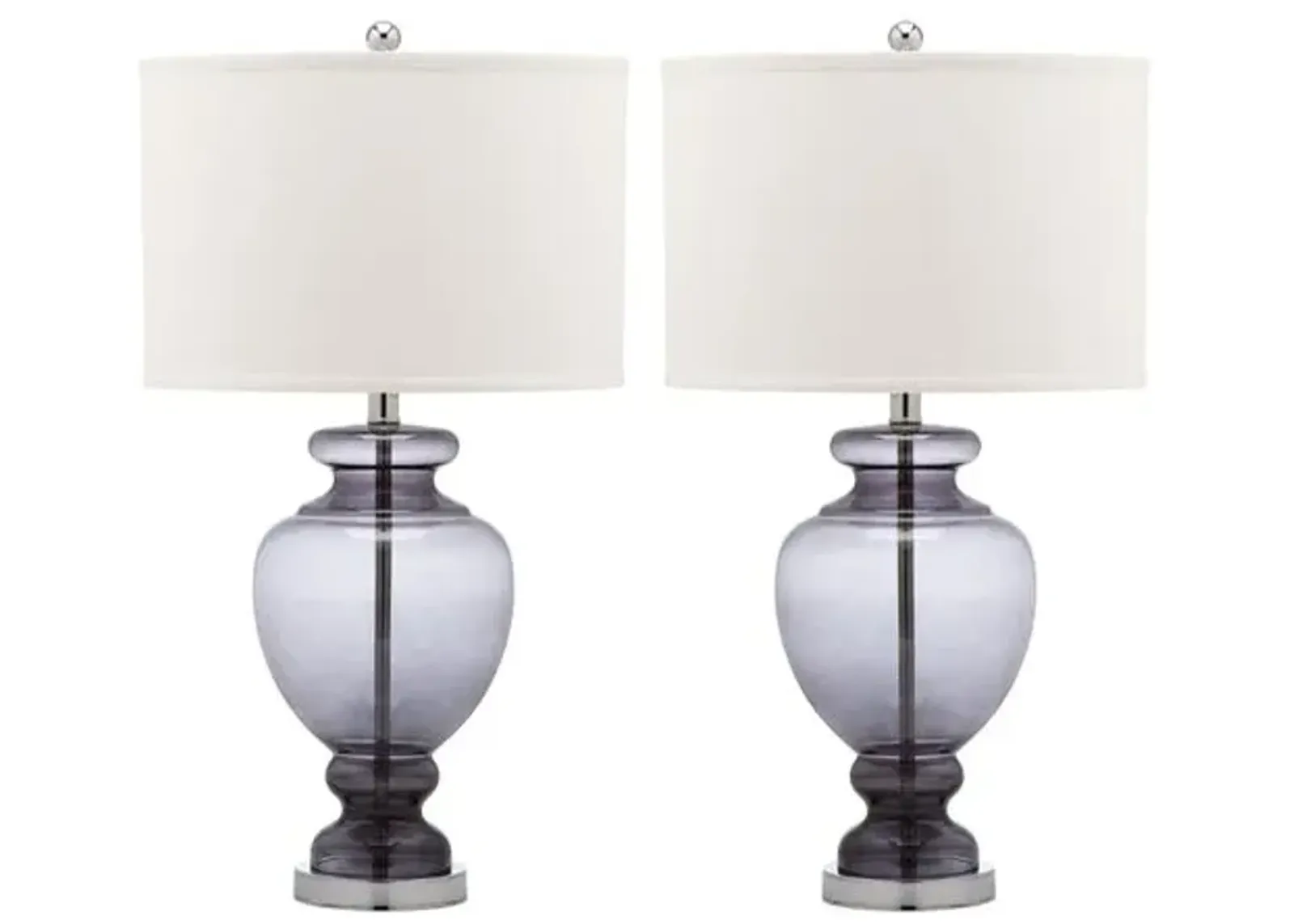 Set of 2 Landon Table Lamp Set - Gray