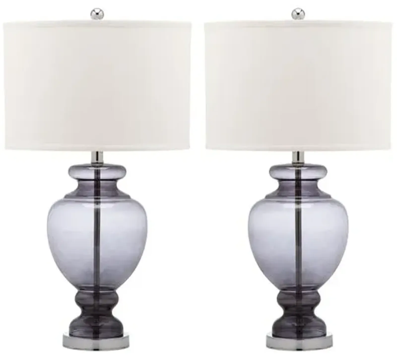 Set of 2 Landon Table Lamp Set - Gray