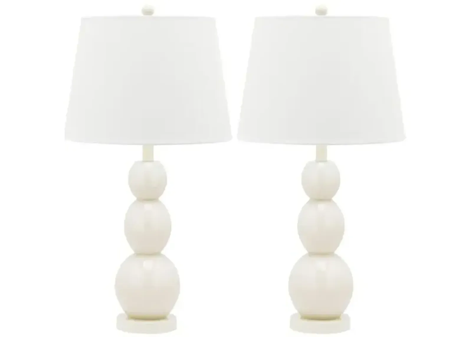 Set of 2 Bailey Table Lamp - Talc