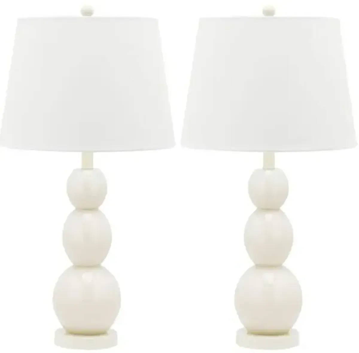 Set of 2 Bailey Table Lamp - Talc