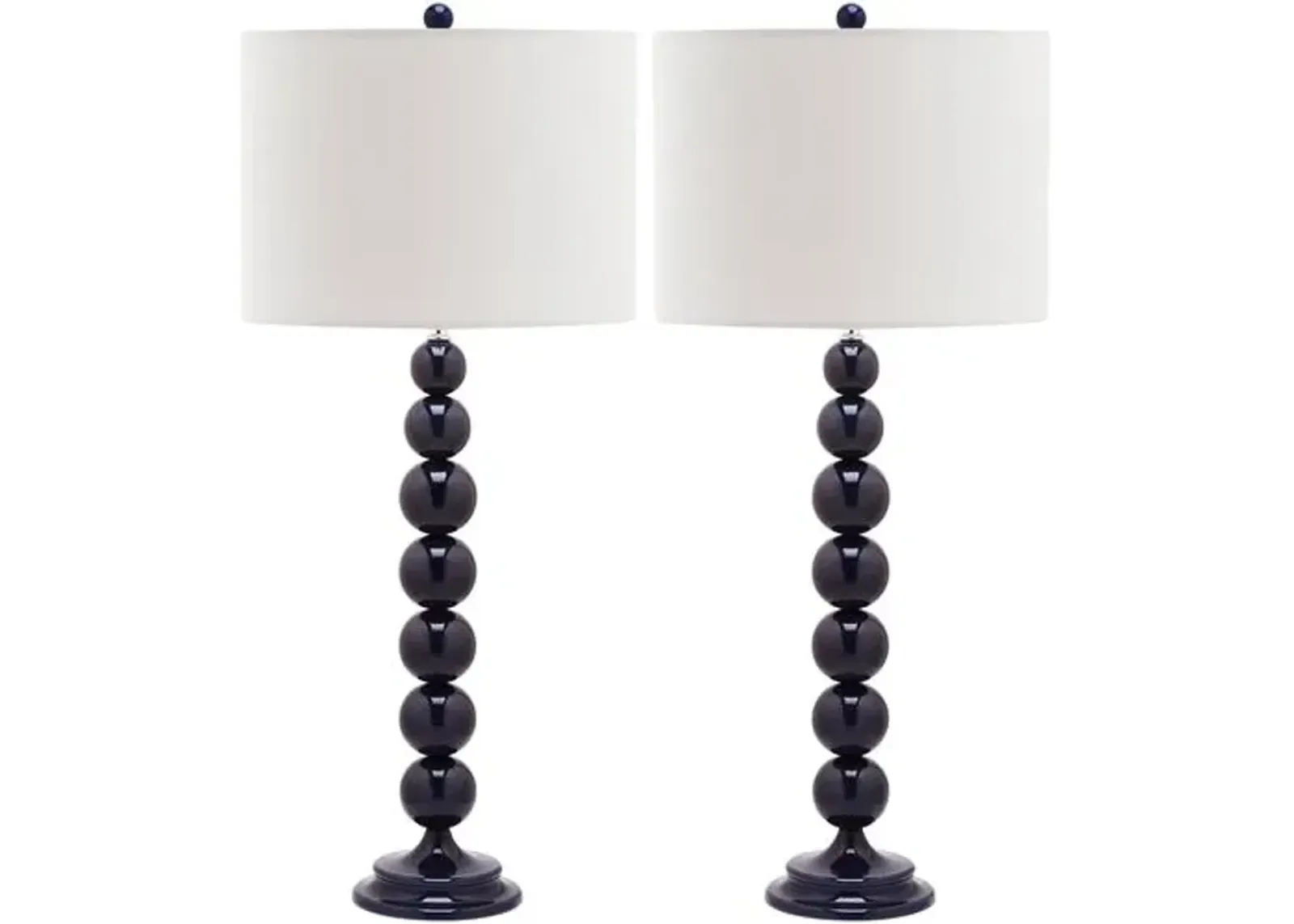 Knot Table Lamp Set - Navy Blue