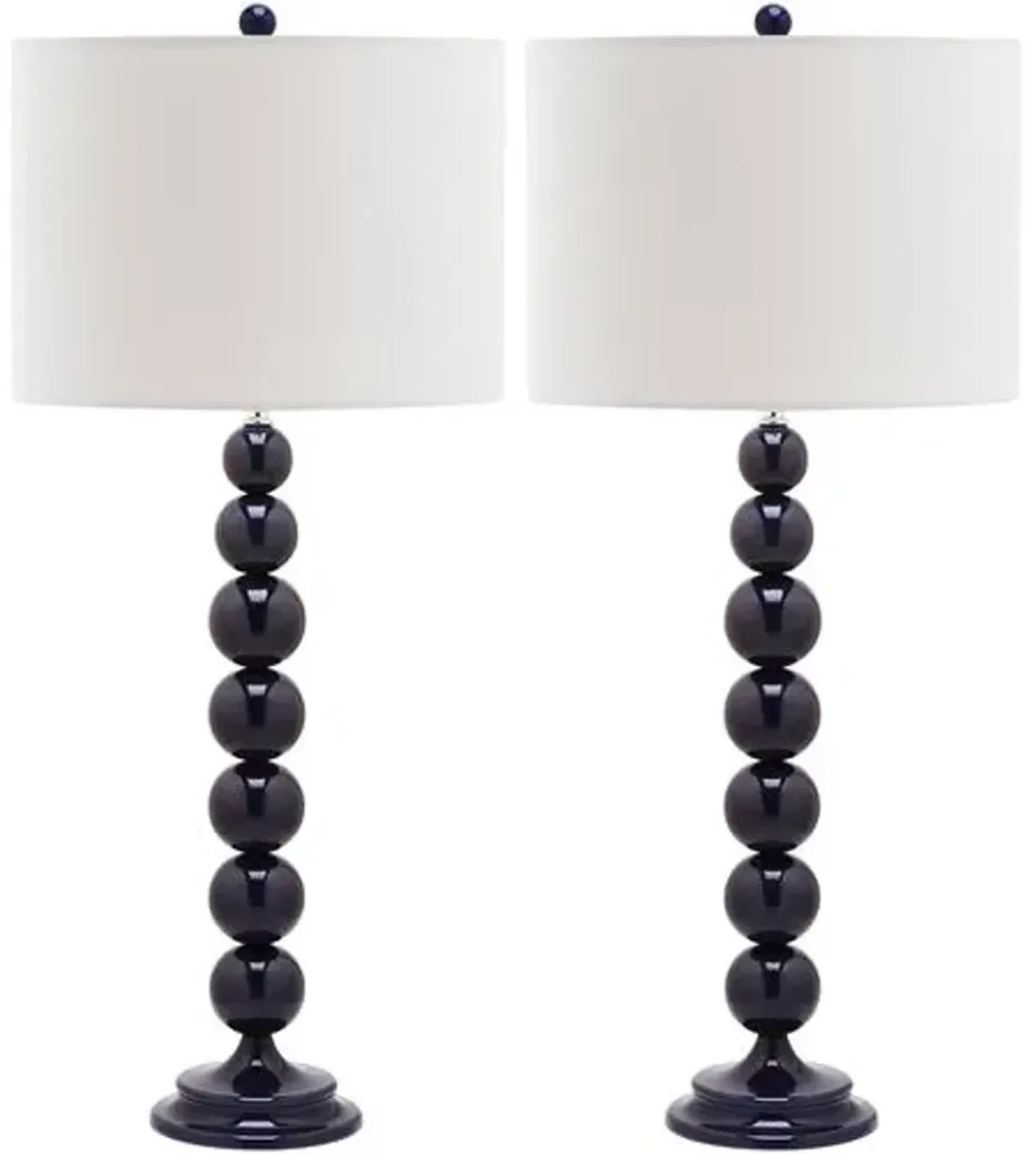 Knot Table Lamp Set - Navy Blue