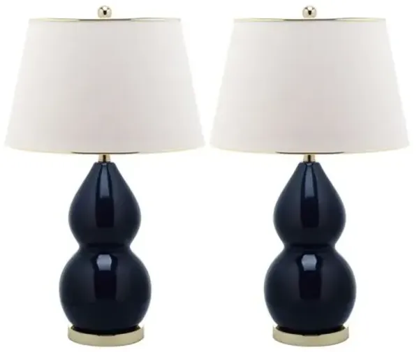 Set of 2 Mia Double-Gourd Lamps