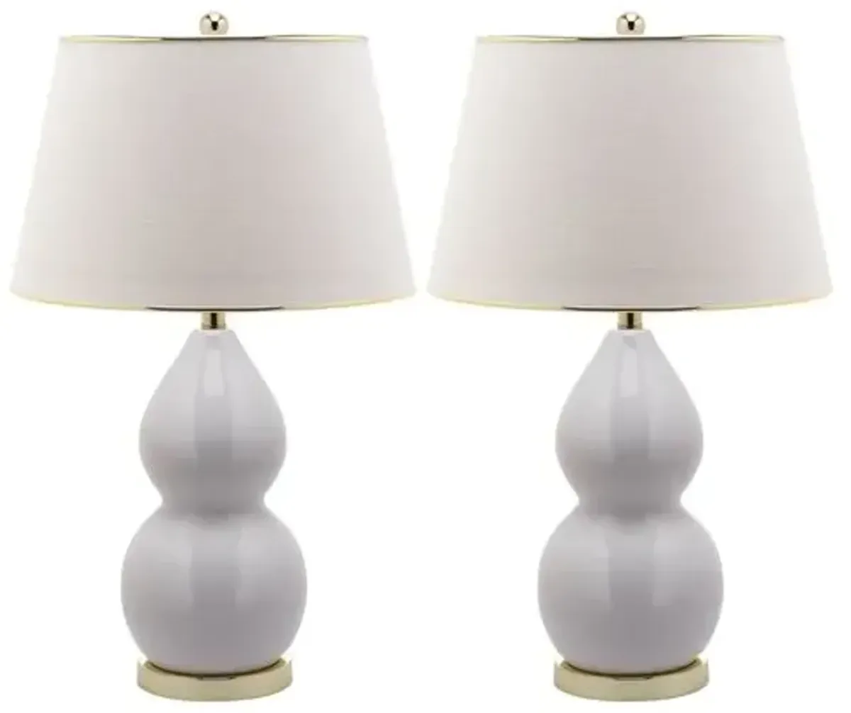 Set of 2 Mia Double-Gourd Lamps