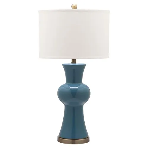 Set of 2 Nina Column Table Lamps - Blue