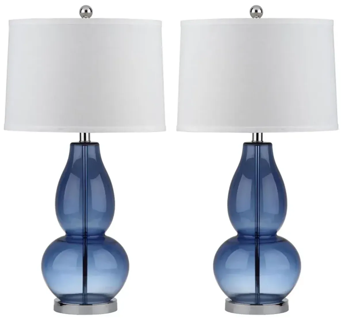 Set of 2 Adele Gourd Table Lamps