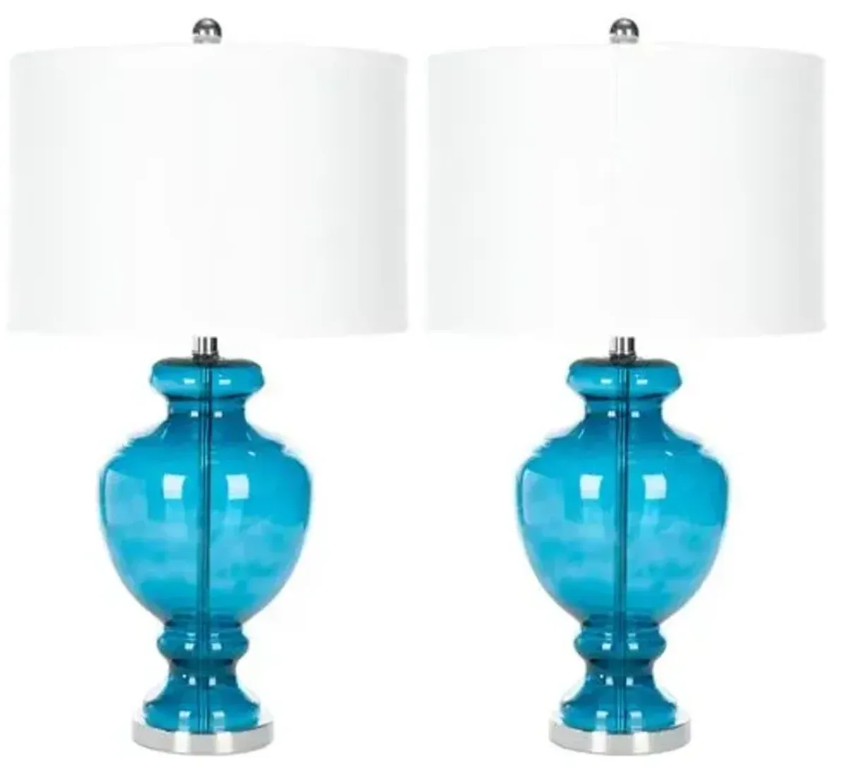 Cecilia Lamp Set - Turquoise