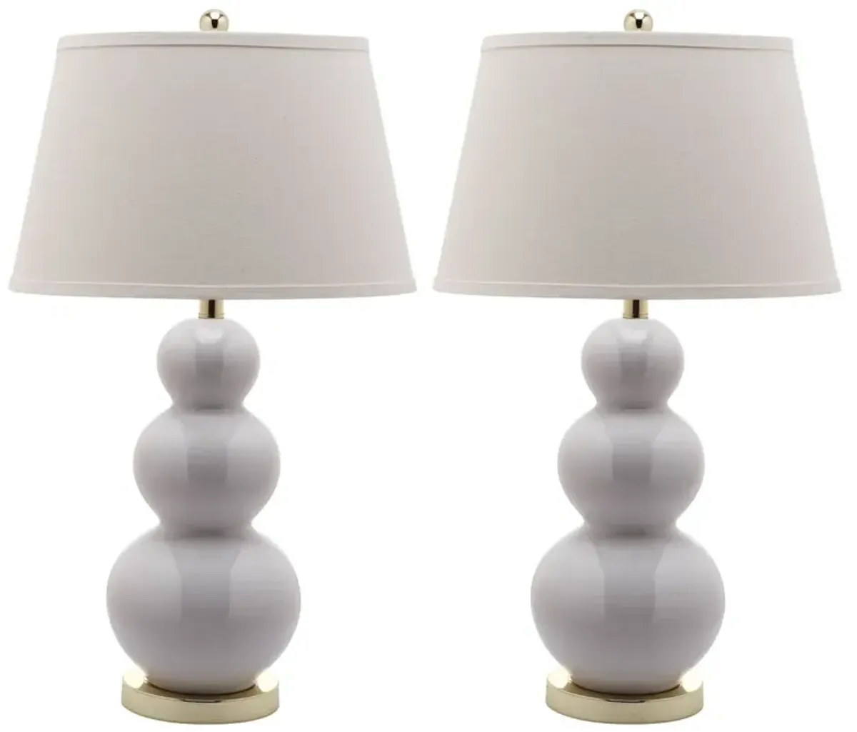 Set of 2 Paula Gourd Lamps