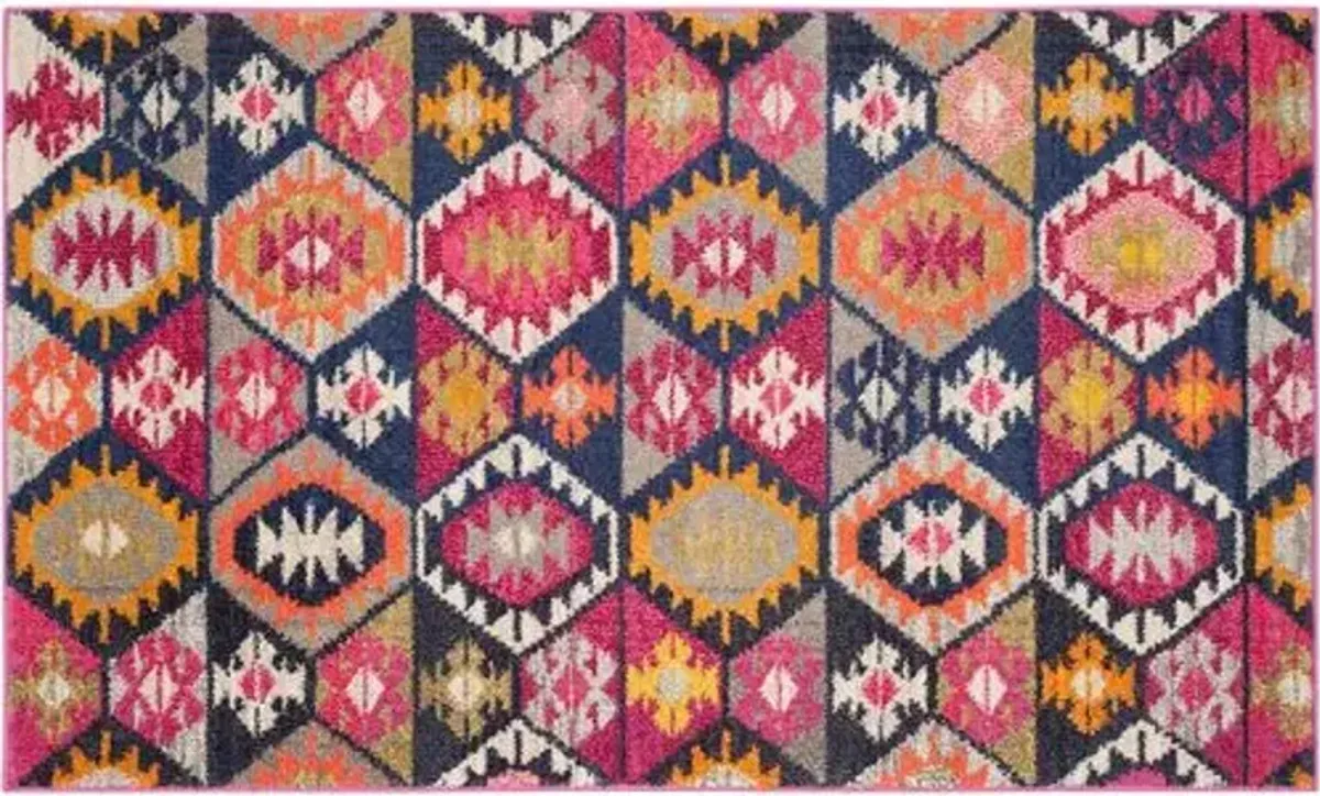 Ogden Rug - Pink - Pink