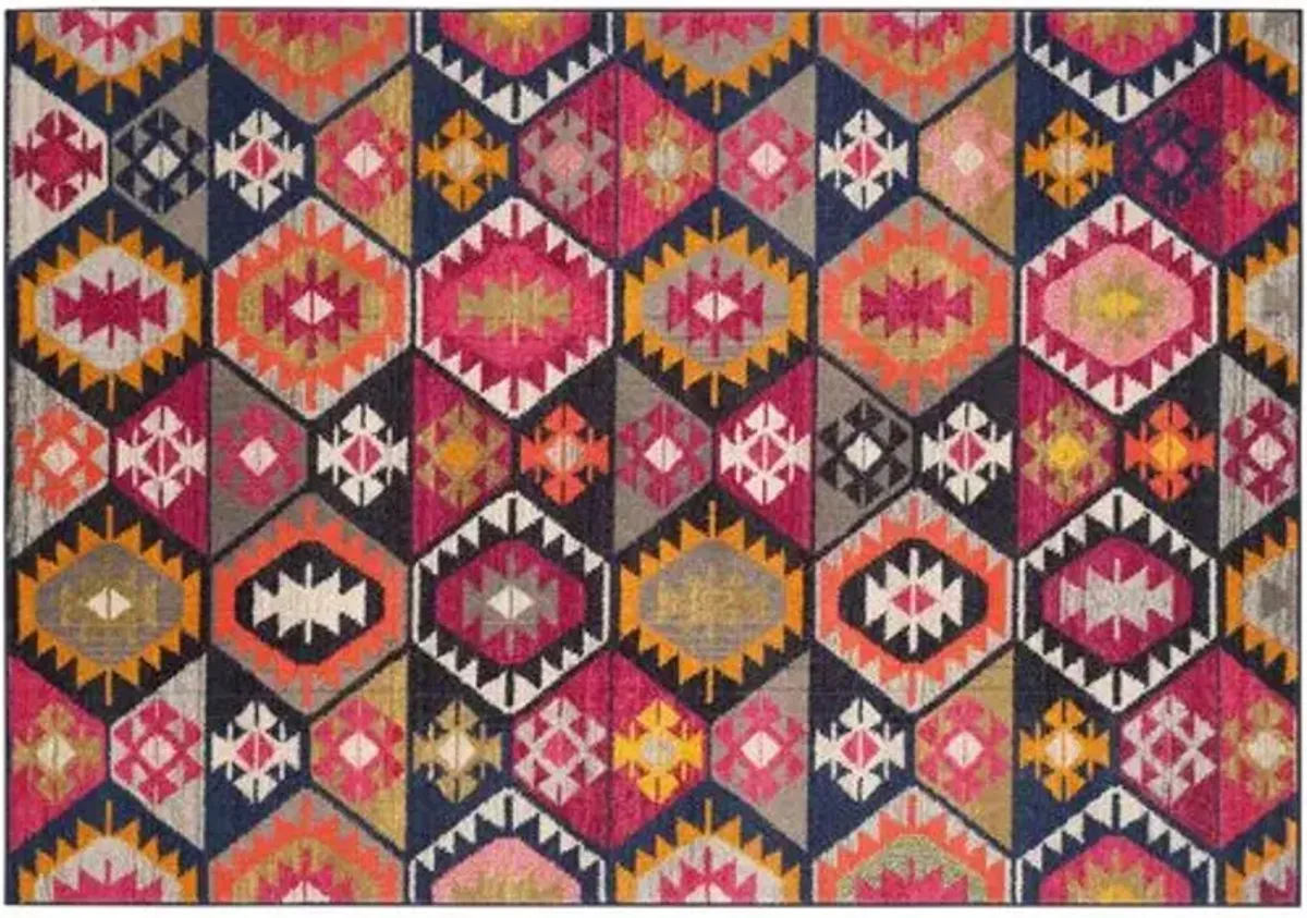 Ogden Rug - Pink - Pink