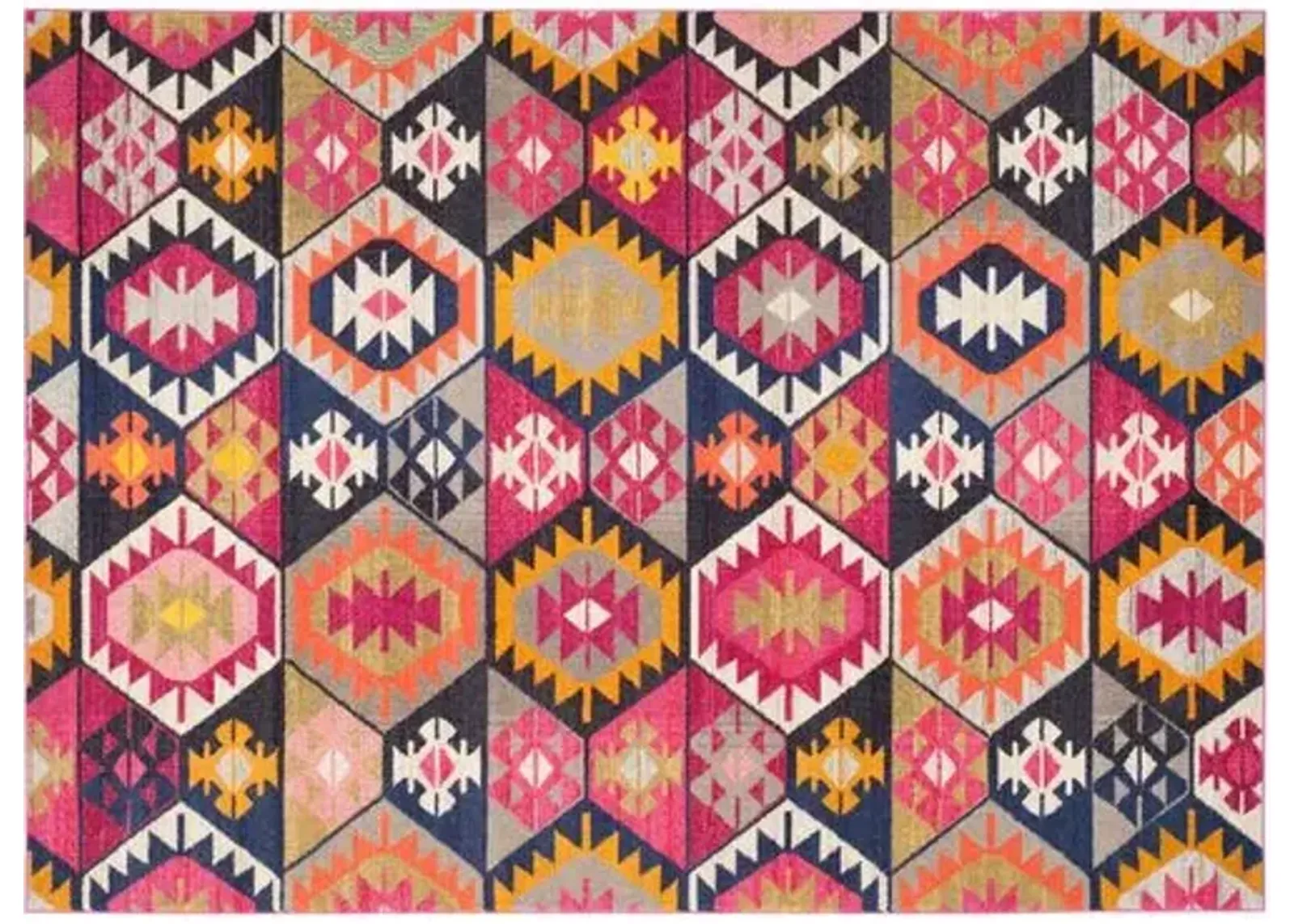 Ogden Rug - Pink - Pink