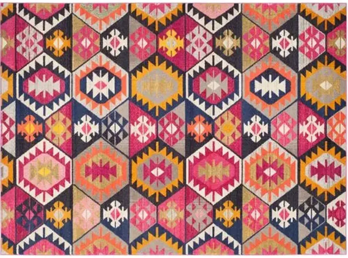 Ogden Rug - Pink - Pink