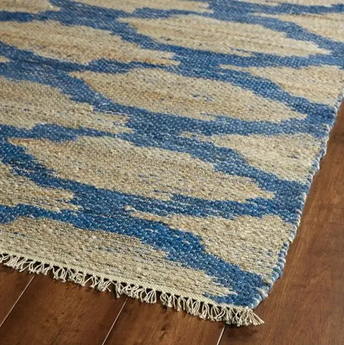 Aberta Jute-Blend Rug - Navy - Blue - Blue