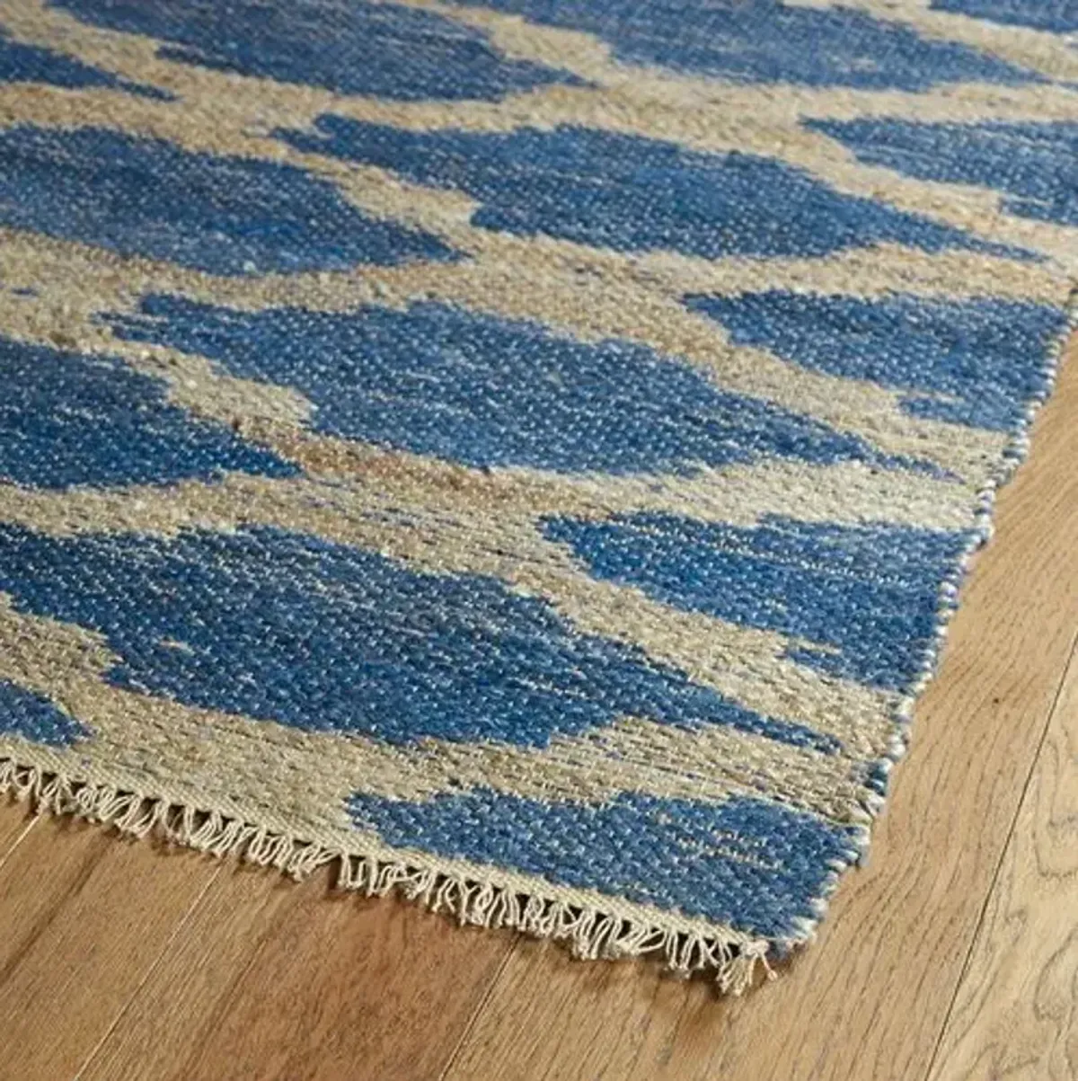 Aberta Jute-Blend Rug - Navy - Blue - Blue