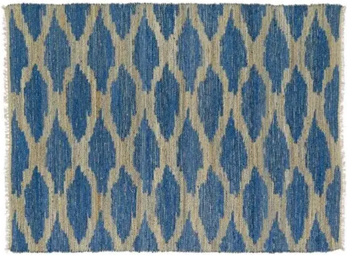 Aberta Jute-Blend Rug - Navy - Blue - Blue