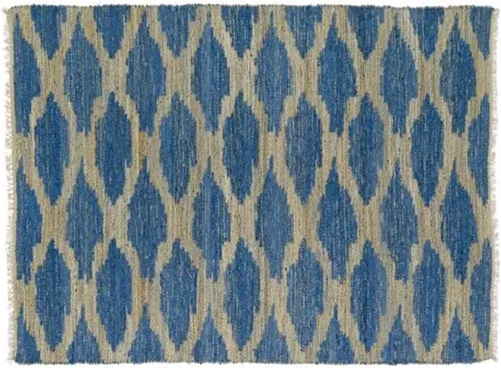 Aberta Jute-Blend Rug - Navy - Blue - Blue