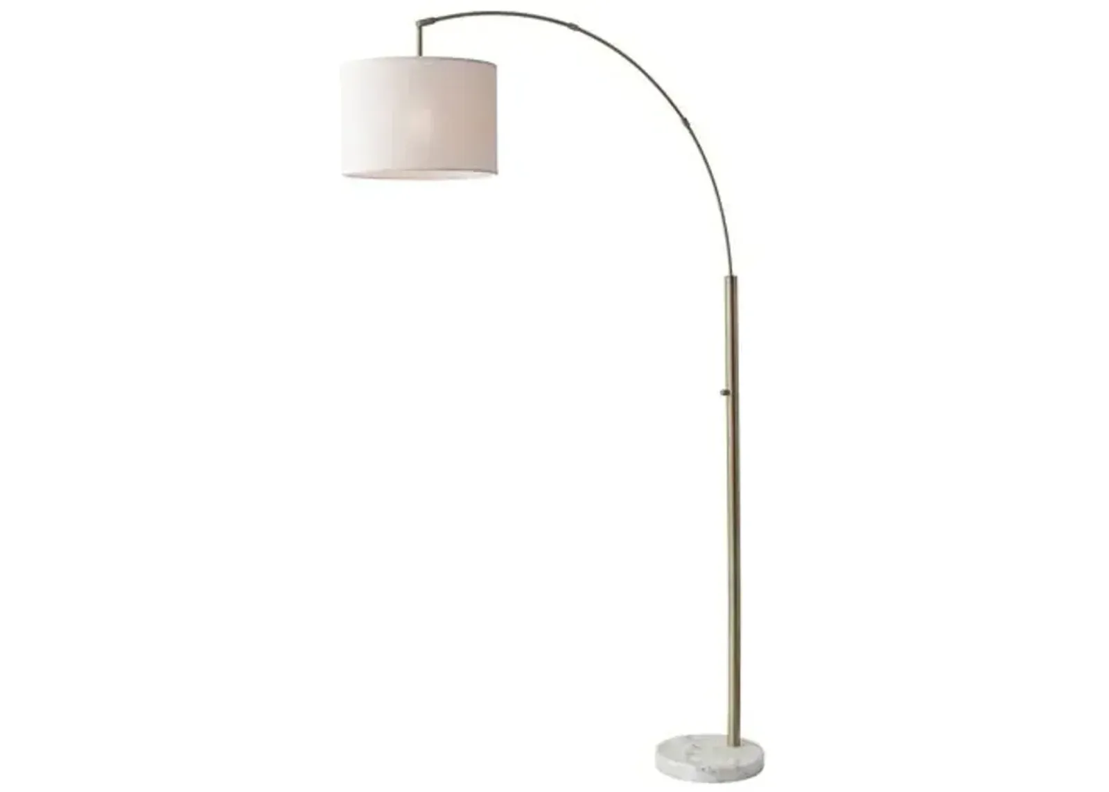 Bowery Arc Floor Lamp - White