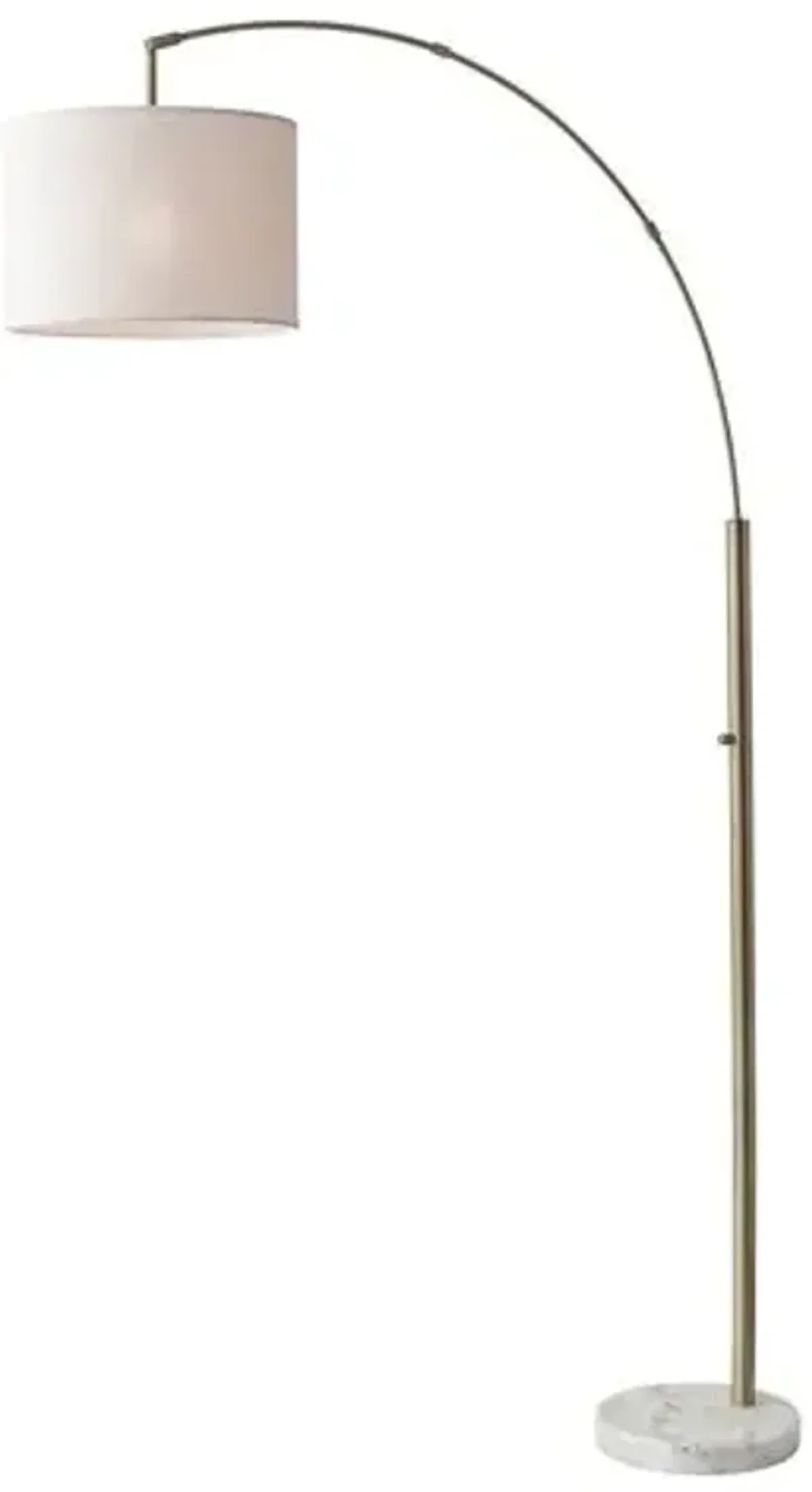 Bowery Arc Floor Lamp - White