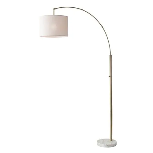 Bowery Arc Floor Lamp - White