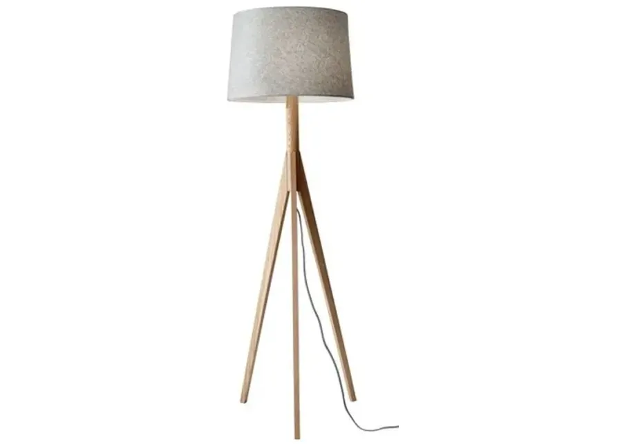 Eva Tripod Floor Lamp - Natural