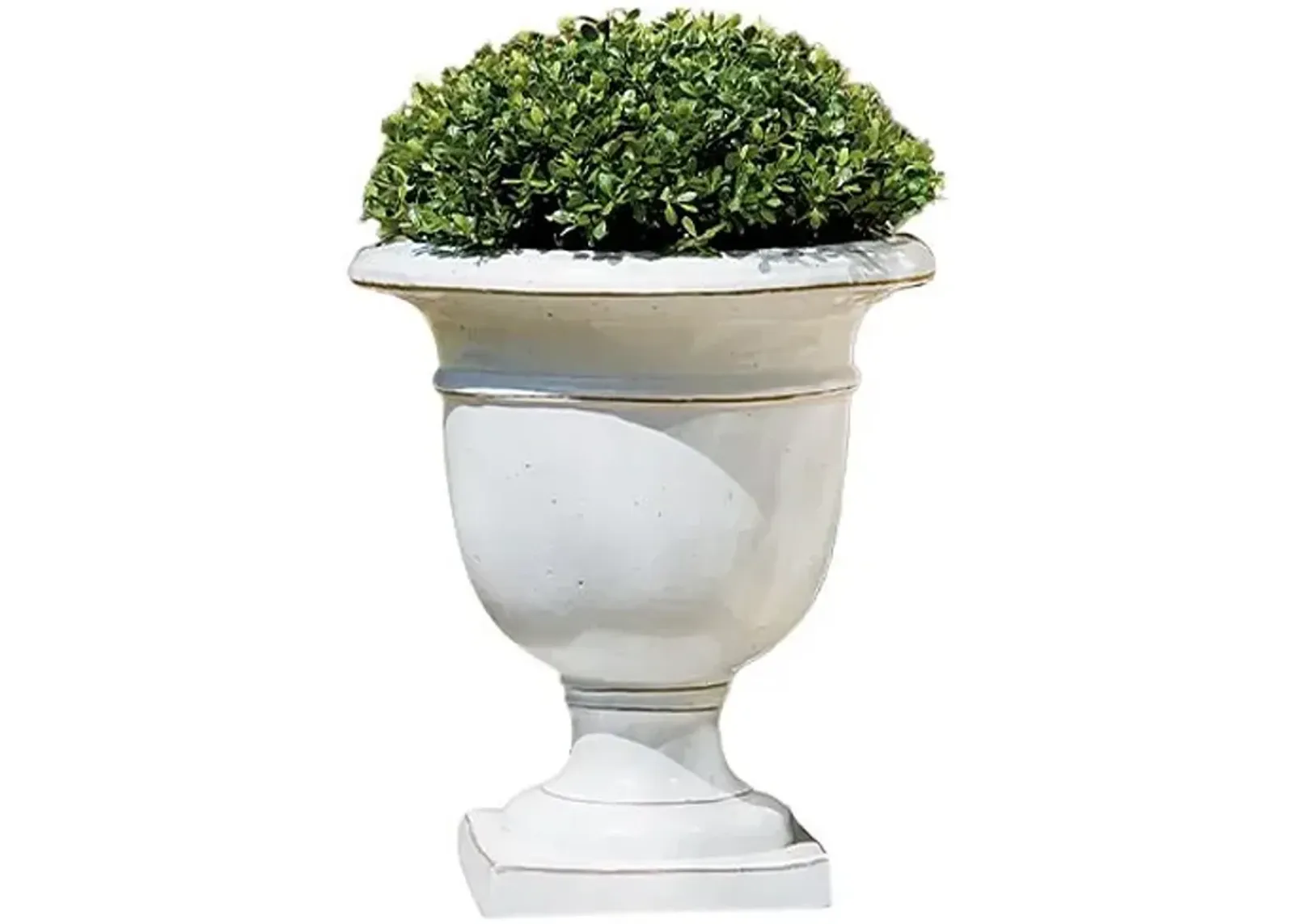 20" Beldon Outdoor Urn - White - Campania International