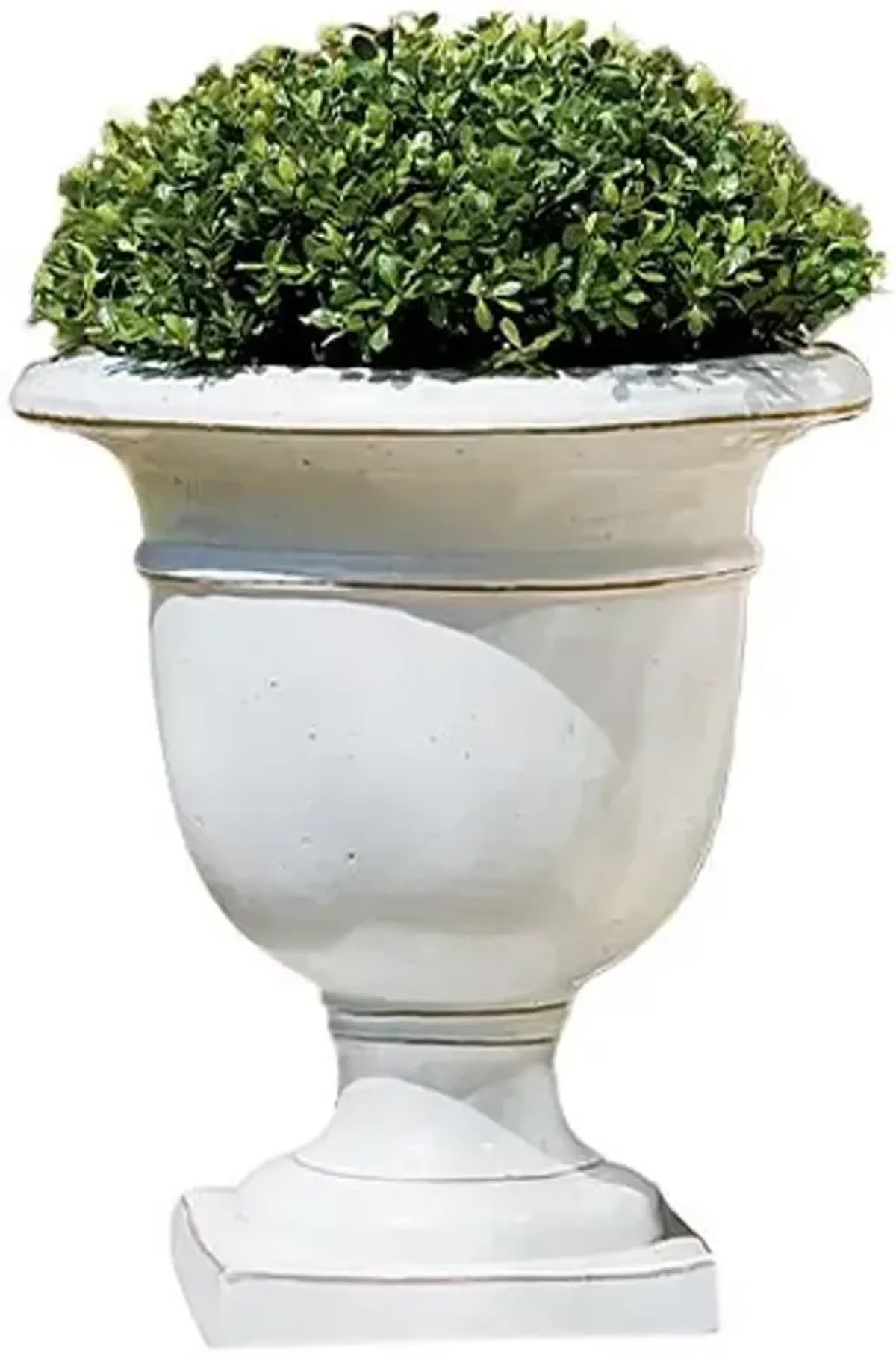 20" Beldon Outdoor Urn - White - Campania International