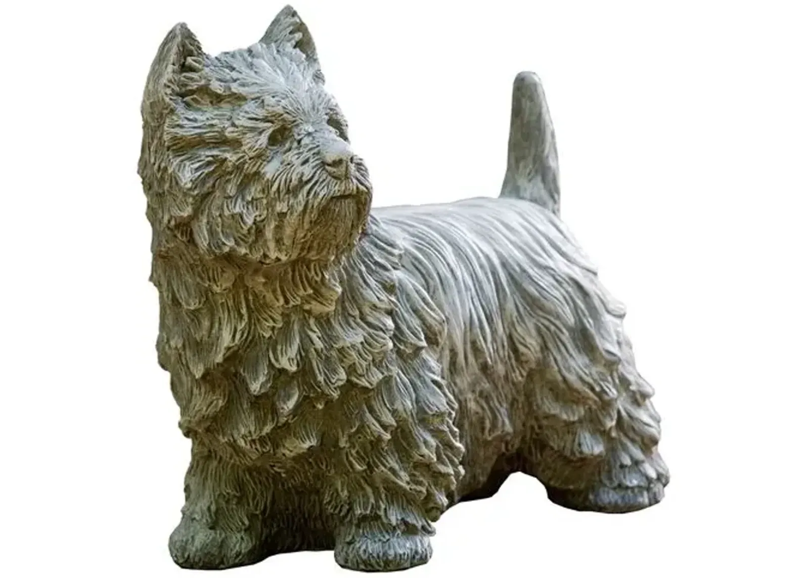 Westie Statue - Alpine Stone - Campania International - Gray