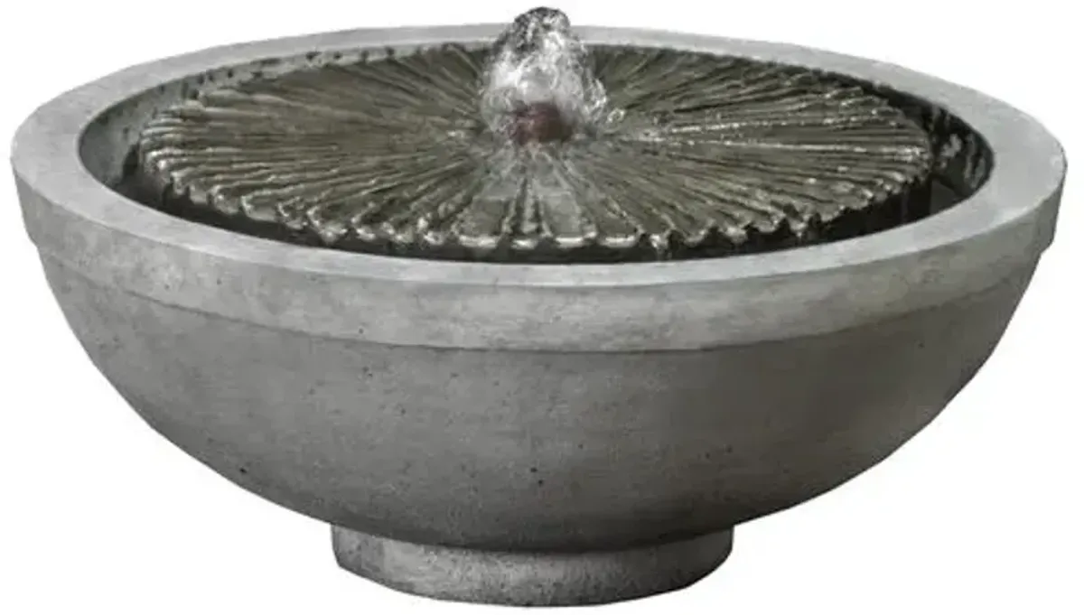 16" Equinox Garden Terrace Fountain - Campania International - Gray