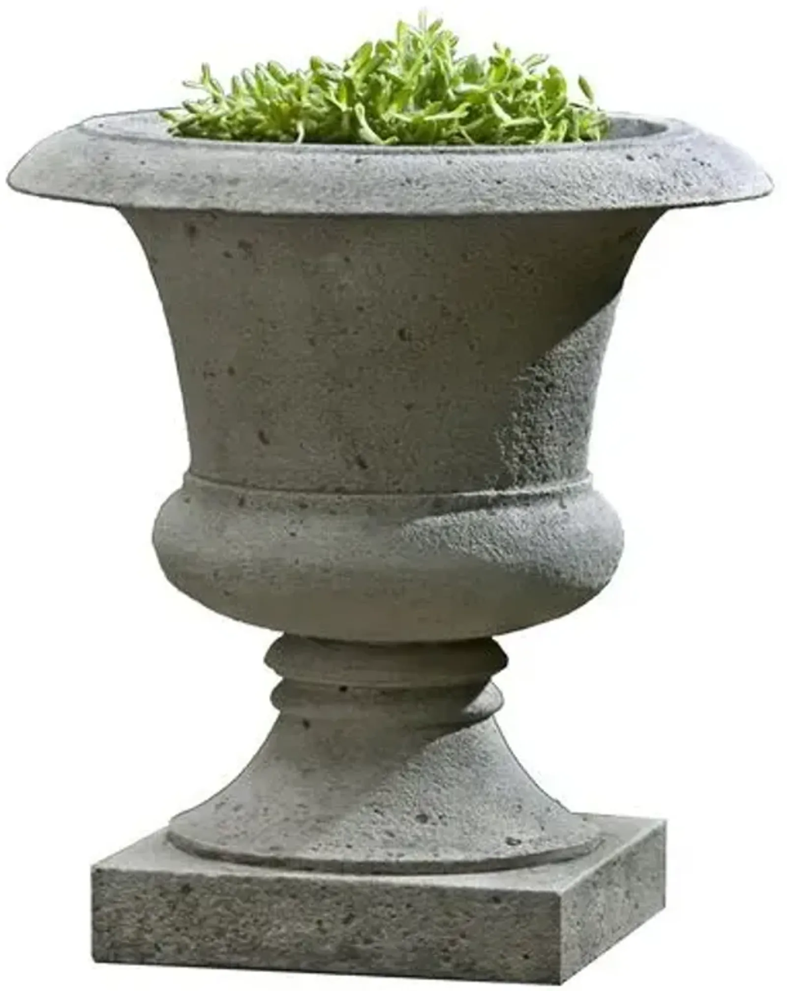 14" Toulouse Outdoor Urn - Greystone - Campania International - Gray