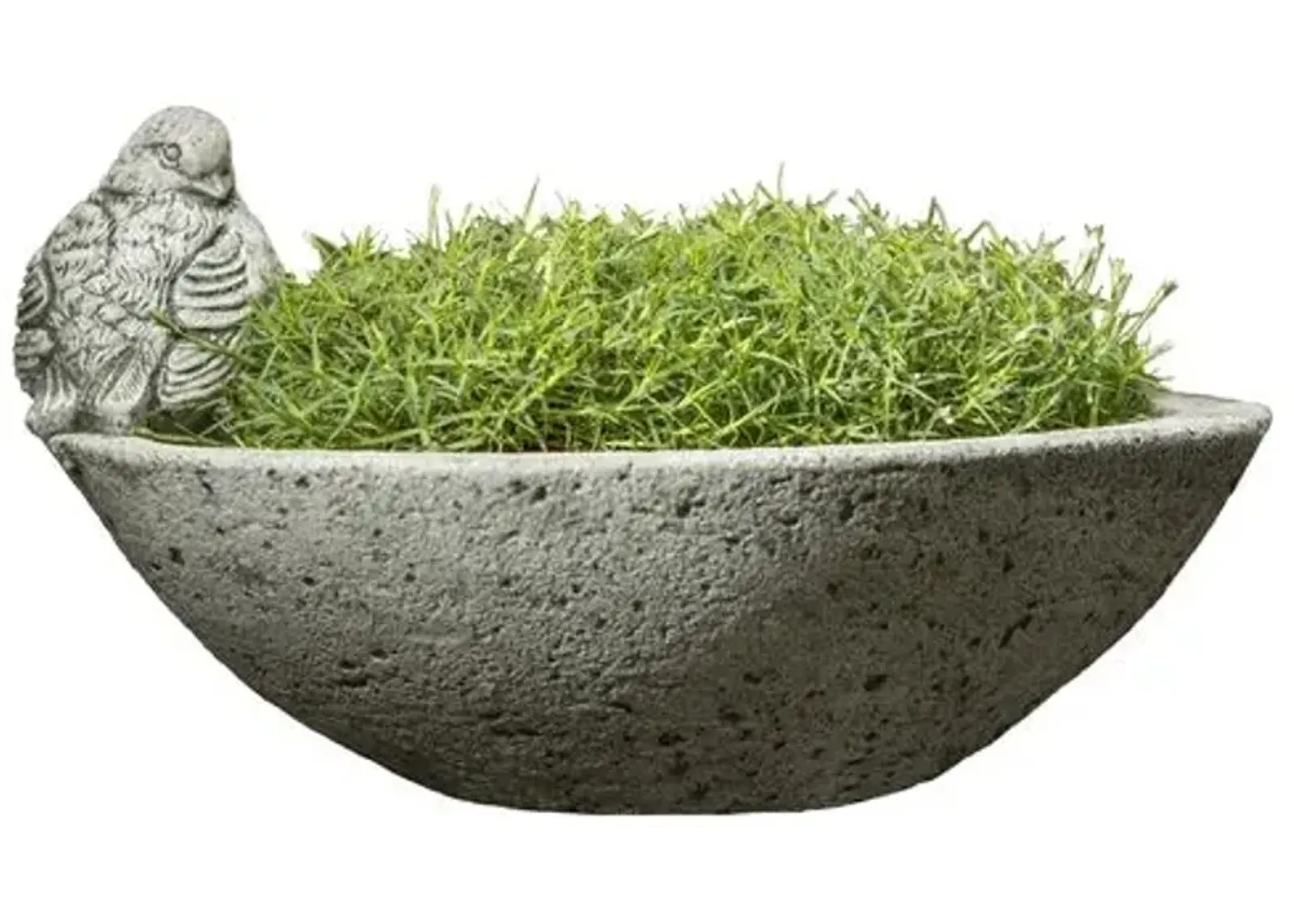 13" Aurielle Outdoor Planter - Alpine Stone - Campania International - Gray - 12.25" x 8.75" x 6.75"