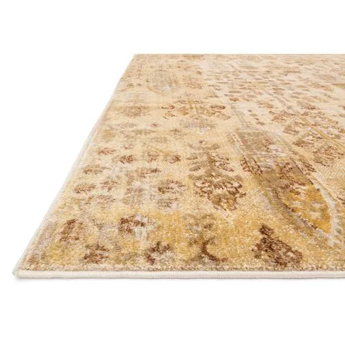 Flectcher Rug - Ivory/Gold - Beige - Beige