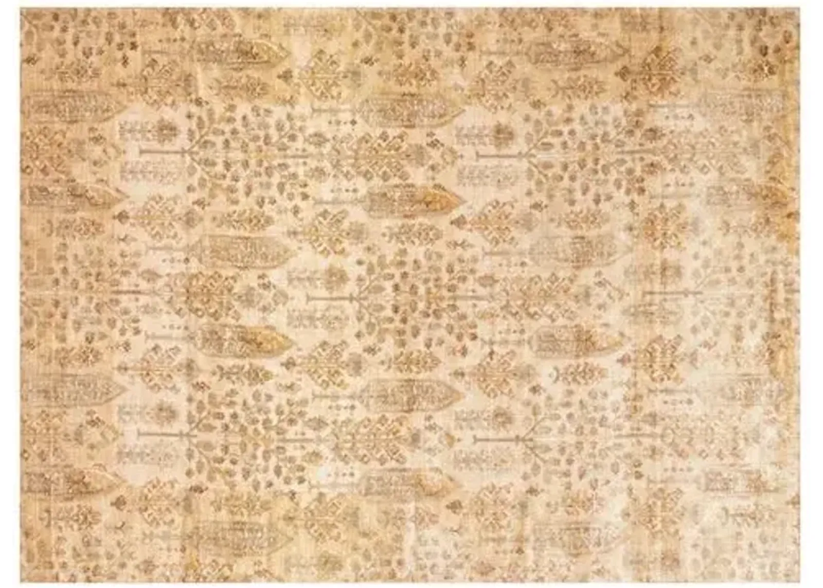 Flectcher Rug - Ivory/Gold - Beige - Beige